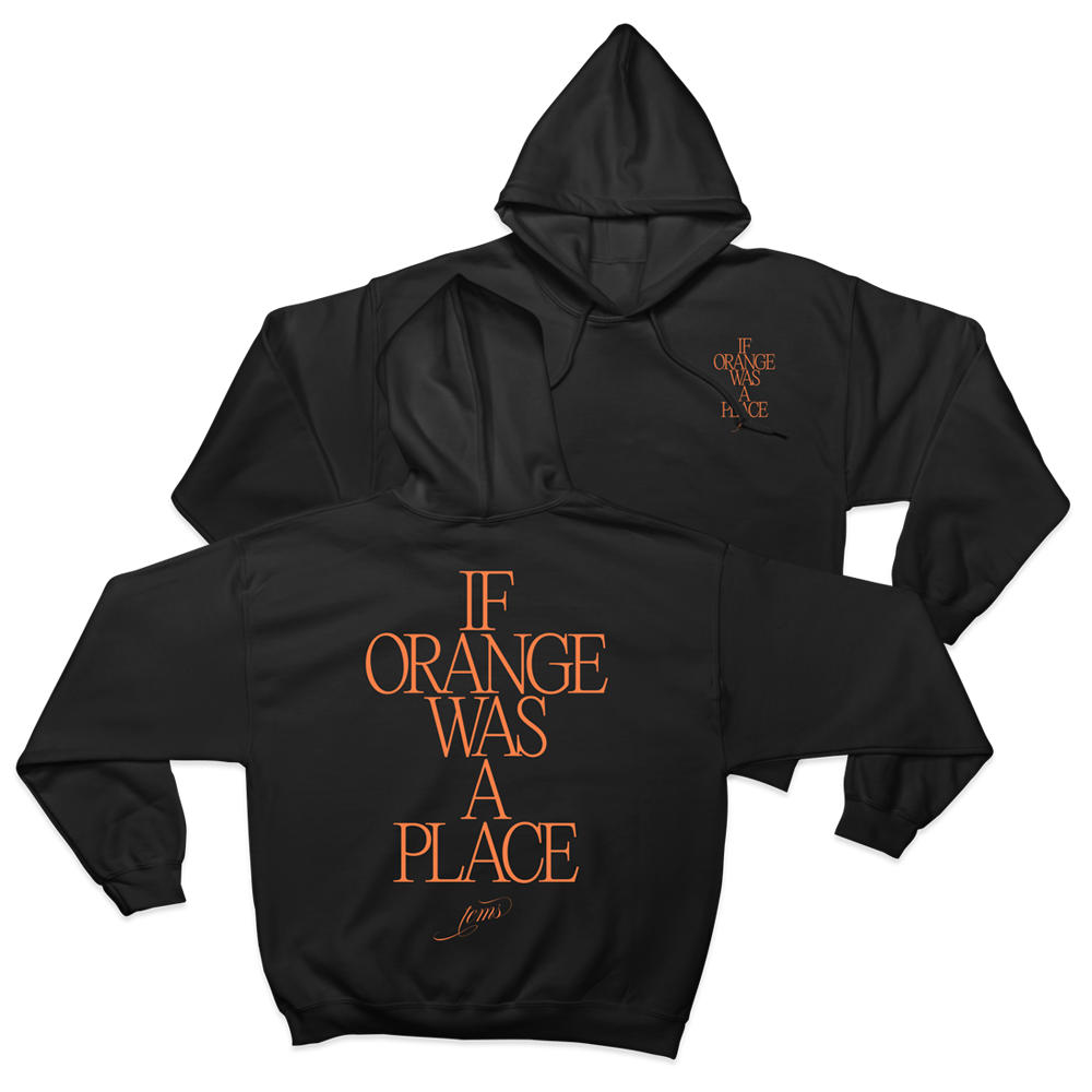 If Orange Was A Place Hoodie (Black)